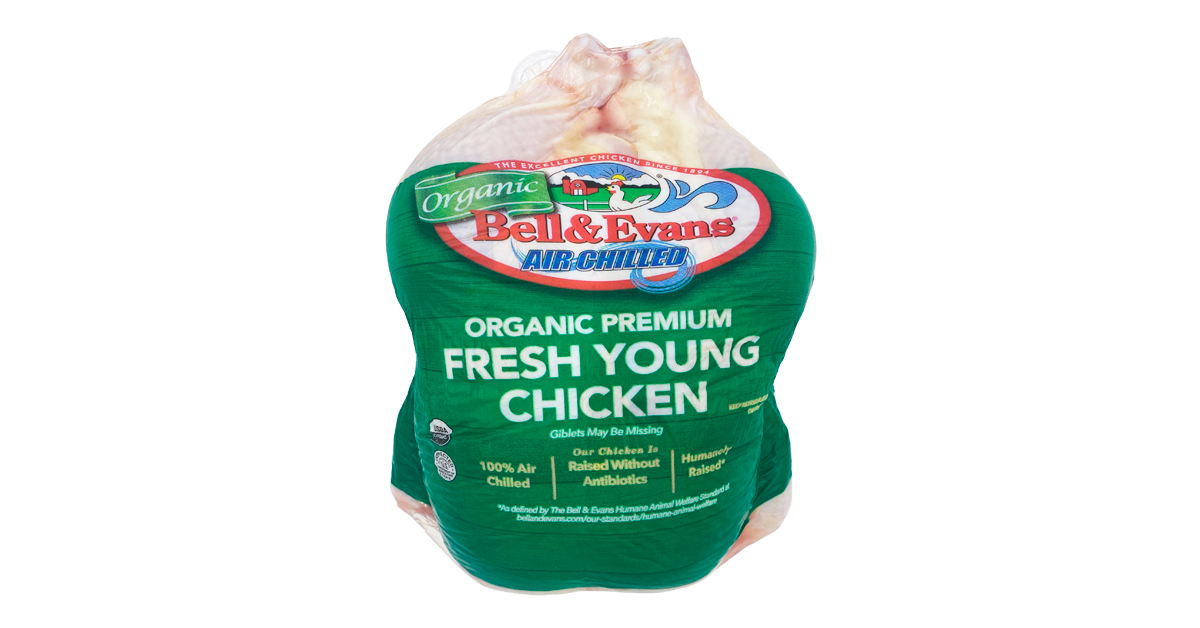 Organic Whole Chicken, Avg 3.5 lbs.