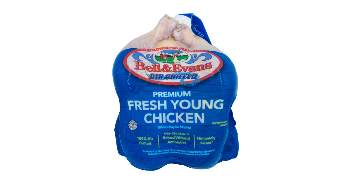 Frozen Organic Air-Chilled, All Natural Whole Chicken - Bella Bella Gourmet