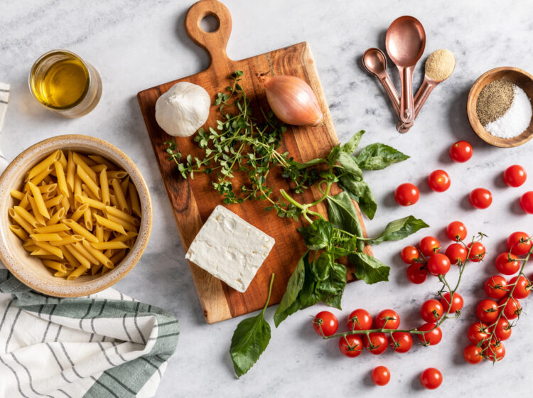 Baked Feta Chicken Pasta - Bell & Evans