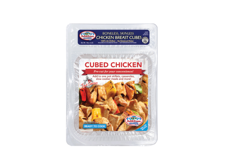 Cubed Chicken Breast