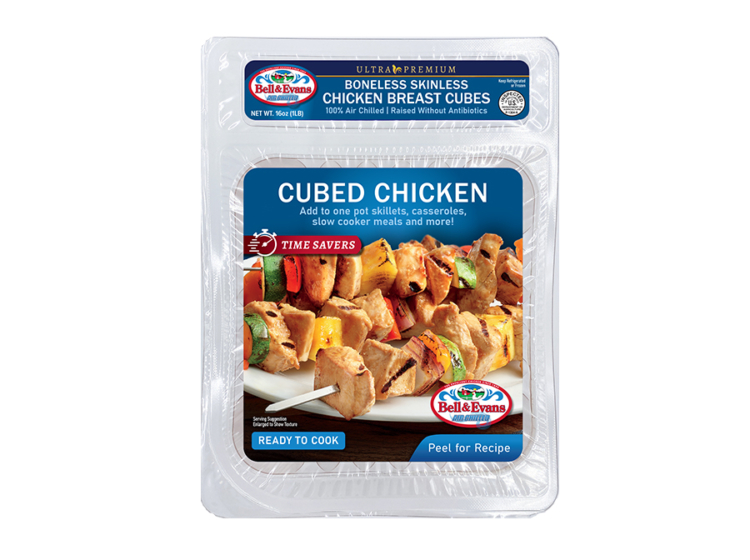 Ultra Premium Boneless Skinless Chicken Breast Cubes