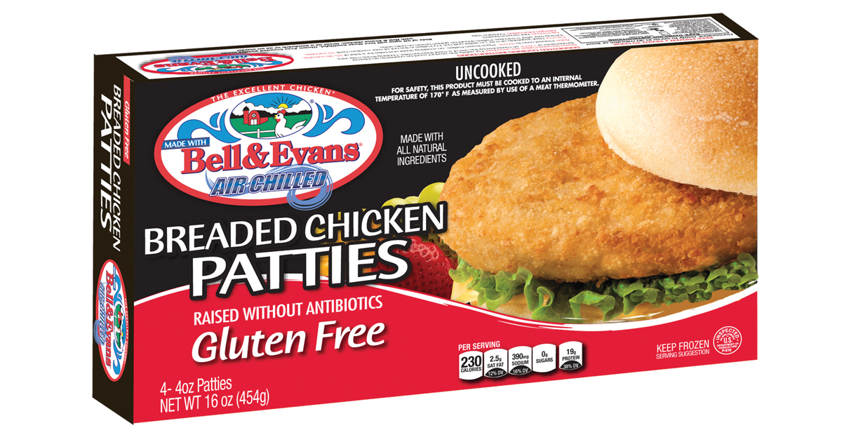 Gluten Free Breaded Chicken Patties Bell Evans