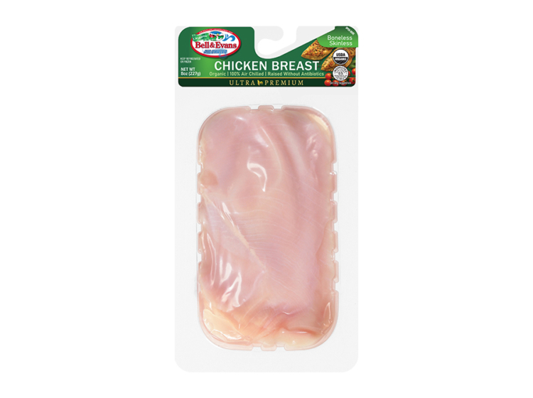 Ultra Premium Organic Boneless Skinless Chicken Breast, Single Serve