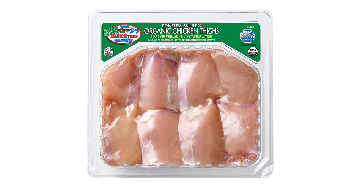 Boneless, Skinless Organic Chicken Breasts - Bell & Evans