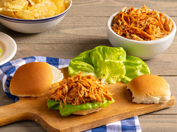 Barbecue Pulled Chicken Sliders