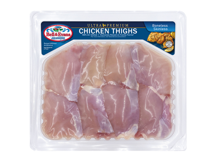 Ultra Premium Raised without Antibiotics Boneless Skinless Chicken Thighs