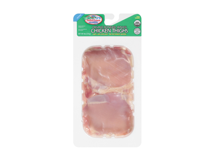 ingle Serve Organic Boneless Skinless Chicken Thighs