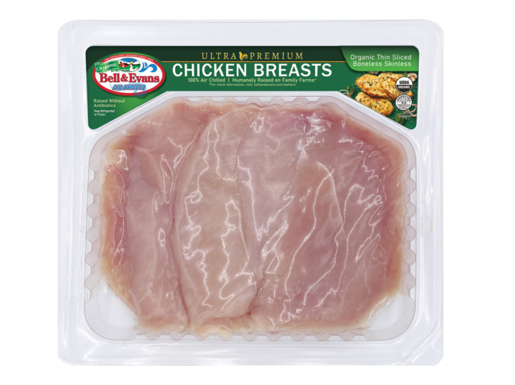 Ultra Premium Organic Thin Sliced Chicken Breasts