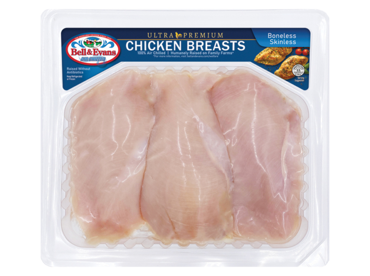 Ultra Premium Raised without Antibiotics Boneless Skinless Chicken Breasts