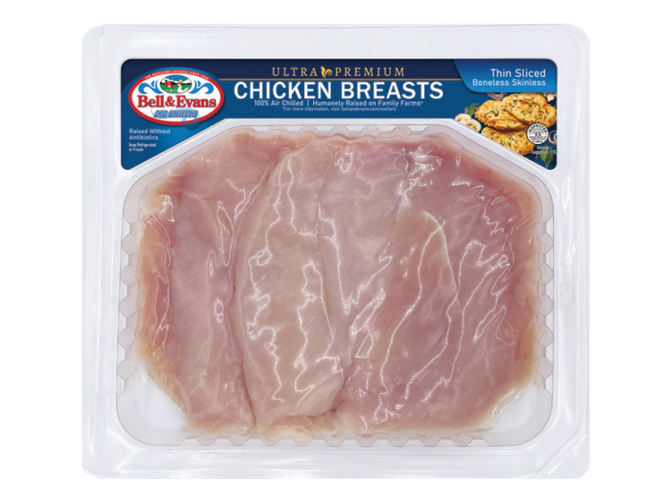 Ultra Premium Raised without Antibiotics Thin Sliced Chicken Breasts