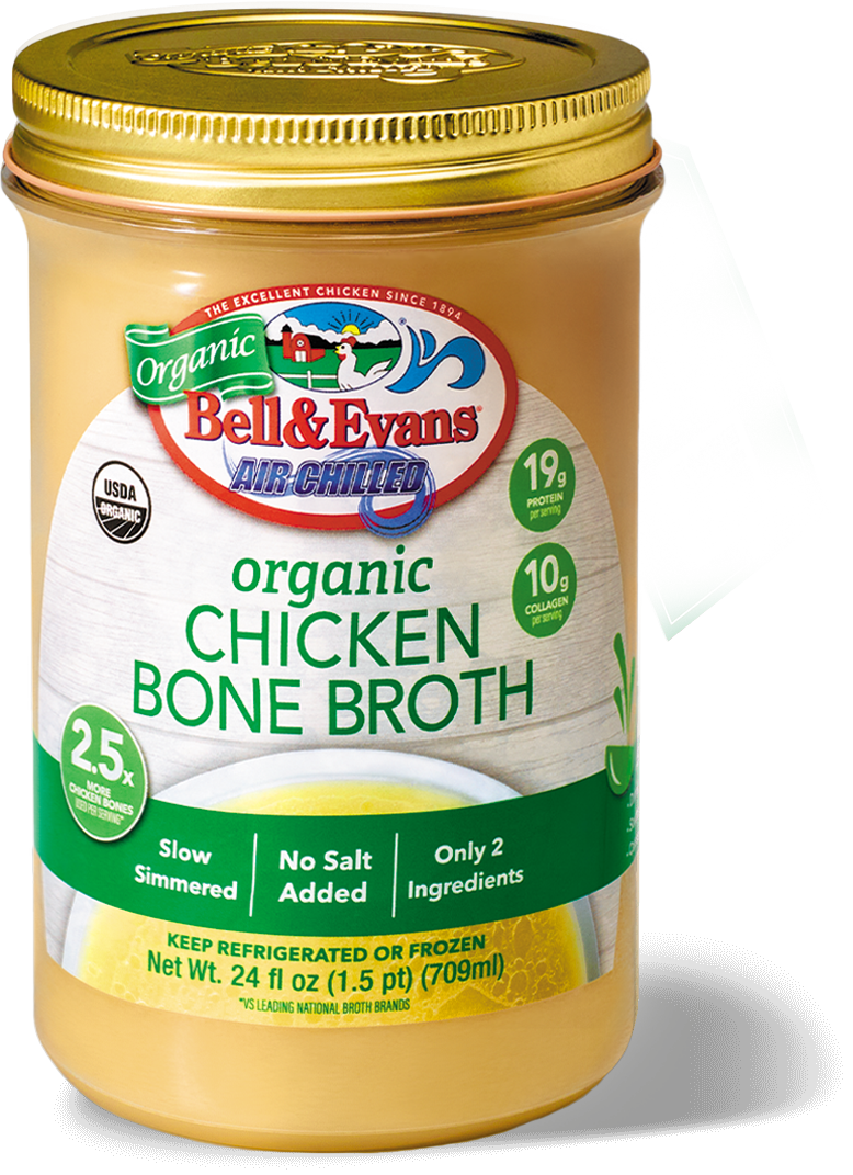 Bell & Evans Organic Chicken Bone Broth Packaging